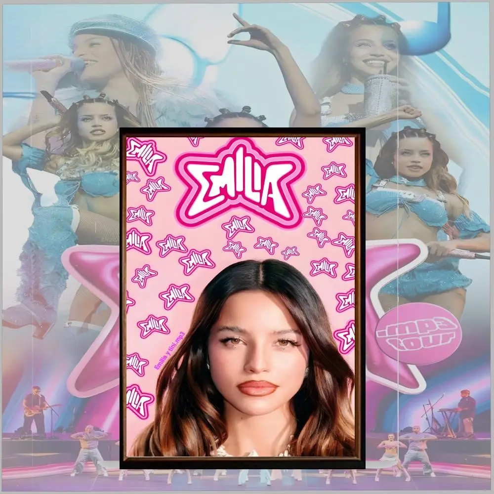 E-Emilia M-Mernes Singer Classic Movie Poster HD Anime Hot Theme Singer/OST/Movie-Waterproof Self-Stick Home Decor #3