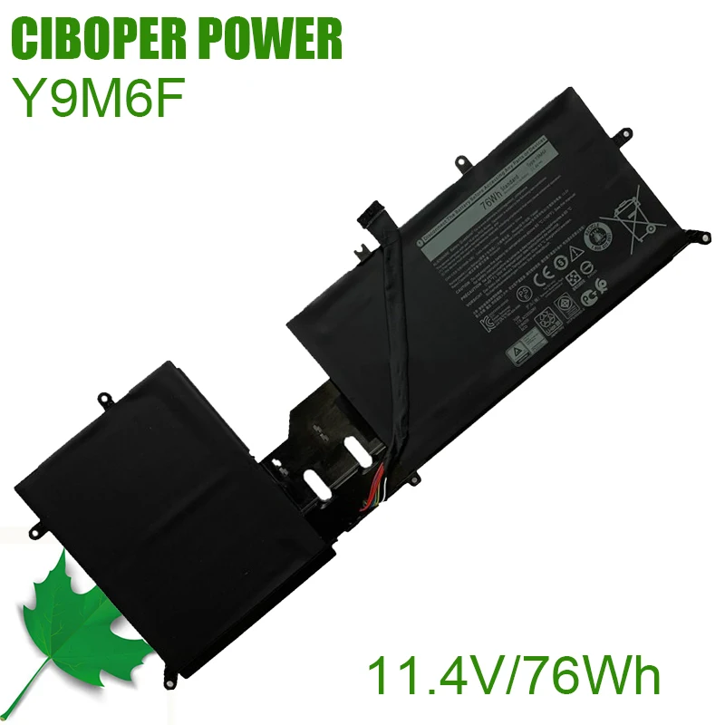 

CP Genuine Laptop Battery Y9M6F 11.4V/76Wh For M15 R2 M17 R2 Series Notebook CN-08K84Y 08K84V Y9M6F YM9KC