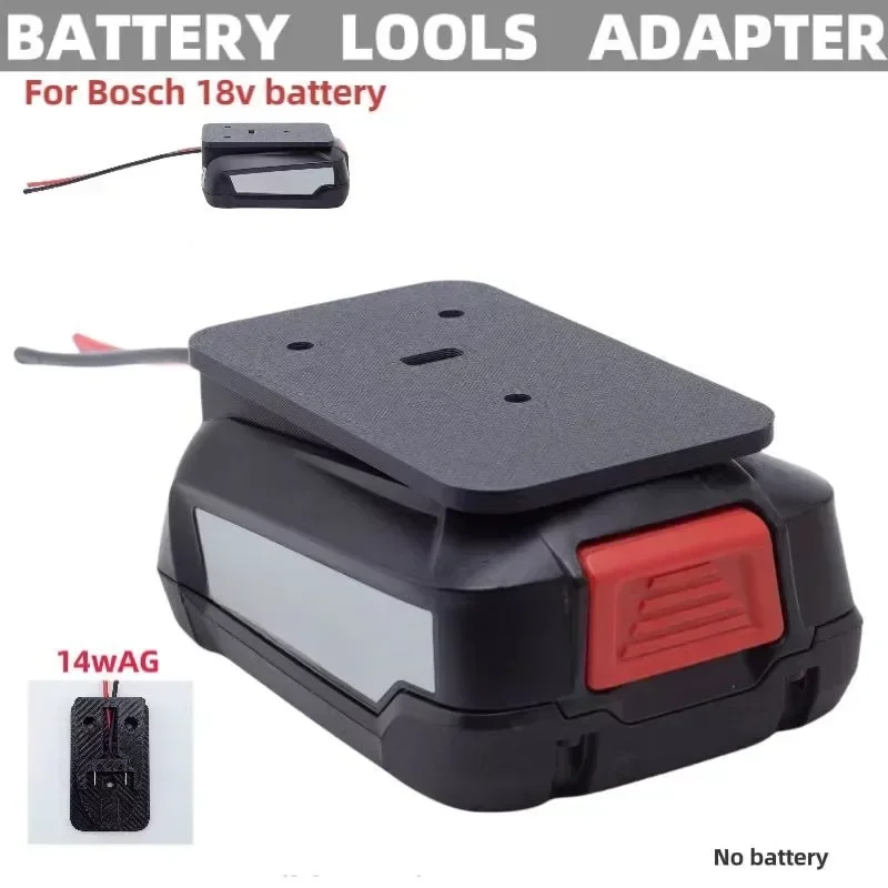 Imagem -03 - para Bosch 18v Bateria Adaptador de Roda Energia Conversor 14awg Conector para Faça Você Mesmo Carro Controle Remoto Brinquedo Robôs Caminhões Controle Remoto