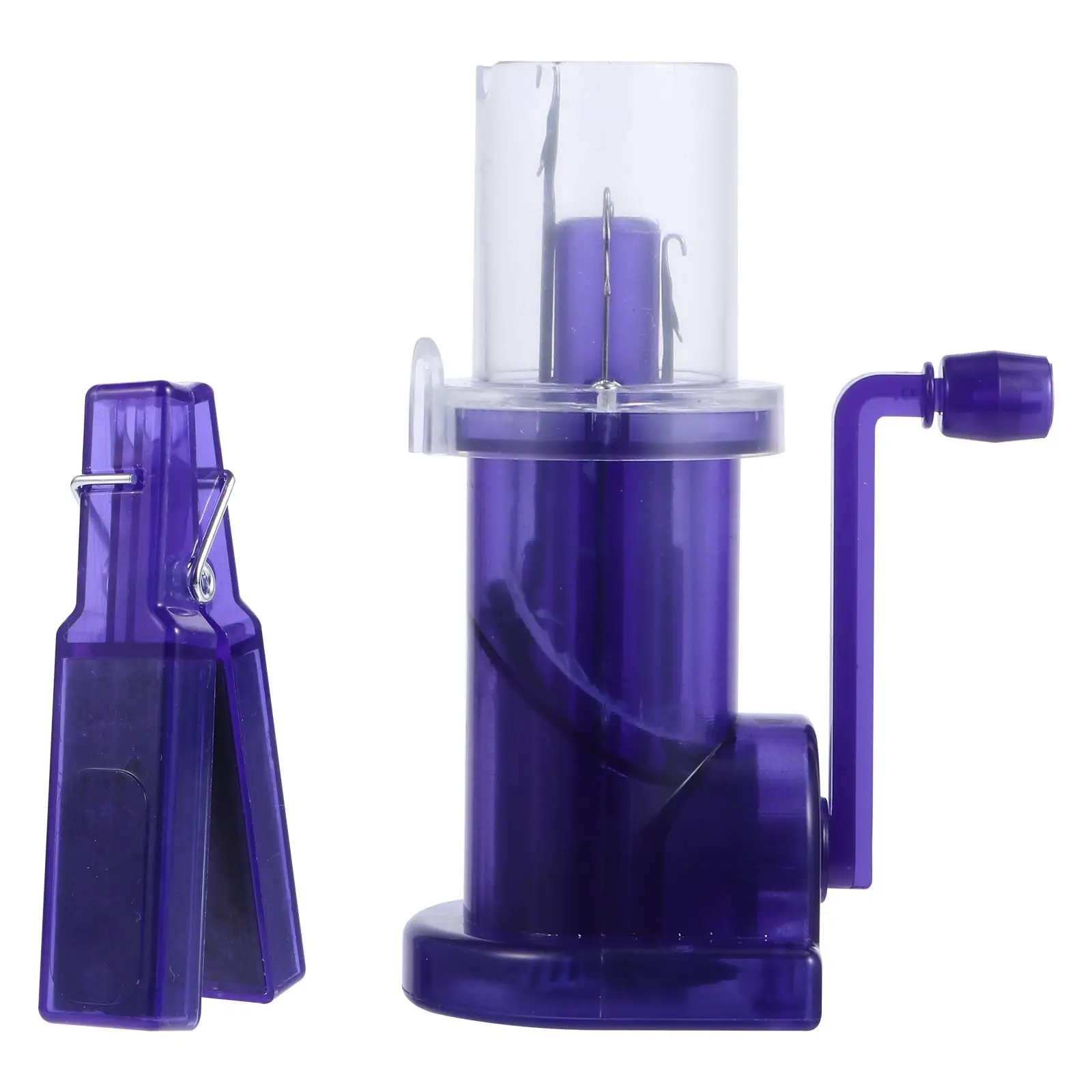 

Hand Operated Winding Machine Hand Knitting Mill Plastic Crank Weave Tool Diy Knitting Machines Spiral Loop Knot Fishtail Button