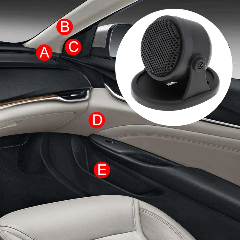 2ชิ้น20W การติดตั้งทันทีประสิทธิภาพสูงลำโพงดอกลำโพงขนาดเล็กสำหรับระบบเครื่องเสียงรถยนต์ใช้ได้กับทุกที่