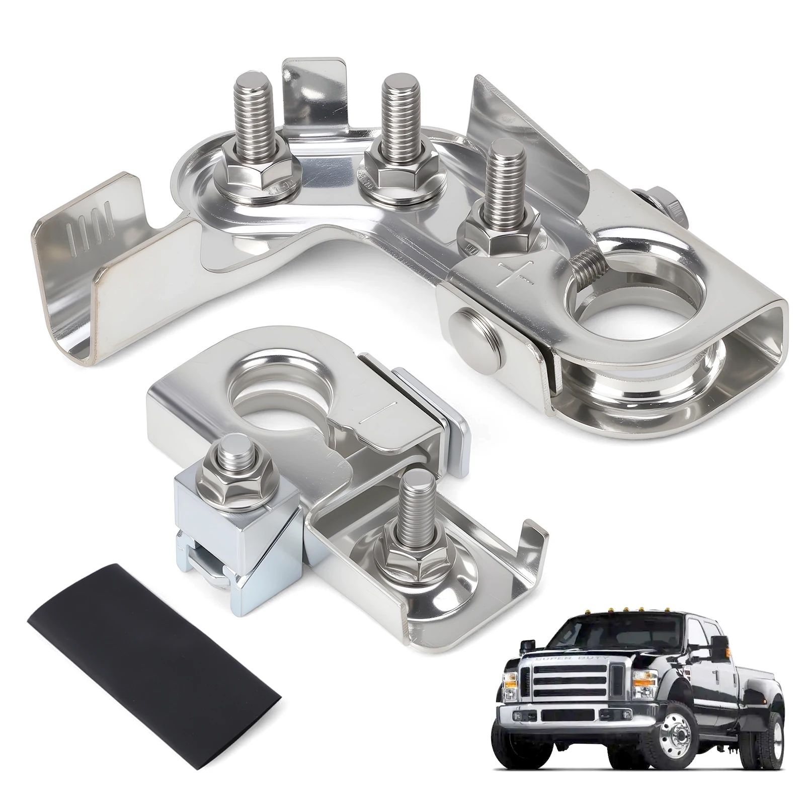 

Car Positive and Negative Battery Terminal Clamp BT4Z-14450-SD, BT4Z-14450-BA For Ford Super Duty F-250 For Chevy Silverado 1500