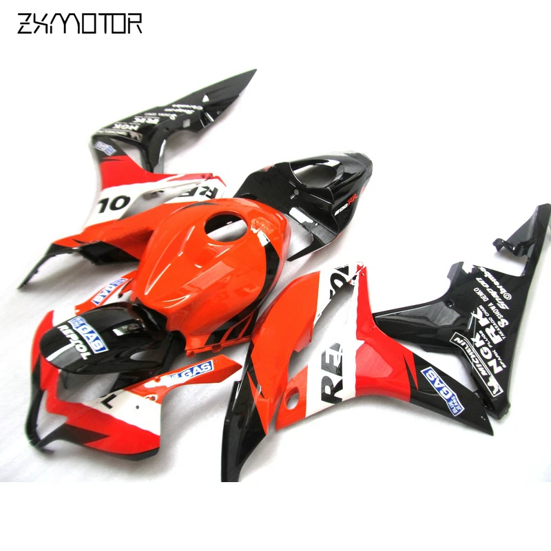 

Новая горячая распродажа, комплекты обтекателей для мотоцикла для Honda CBR600RR F5 2007 2008, оранжевый, черный, комплект обтекателей cbr 600 rr f5 07 08 38