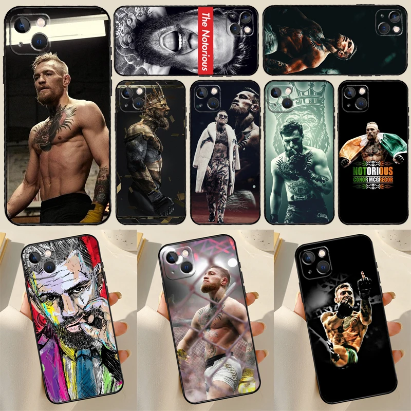 Conor McGregor Phone Case For iPhone 13 12 11 14 15 16 Pro Max Case For iPhone XR X XS Max Plus Coque Capa