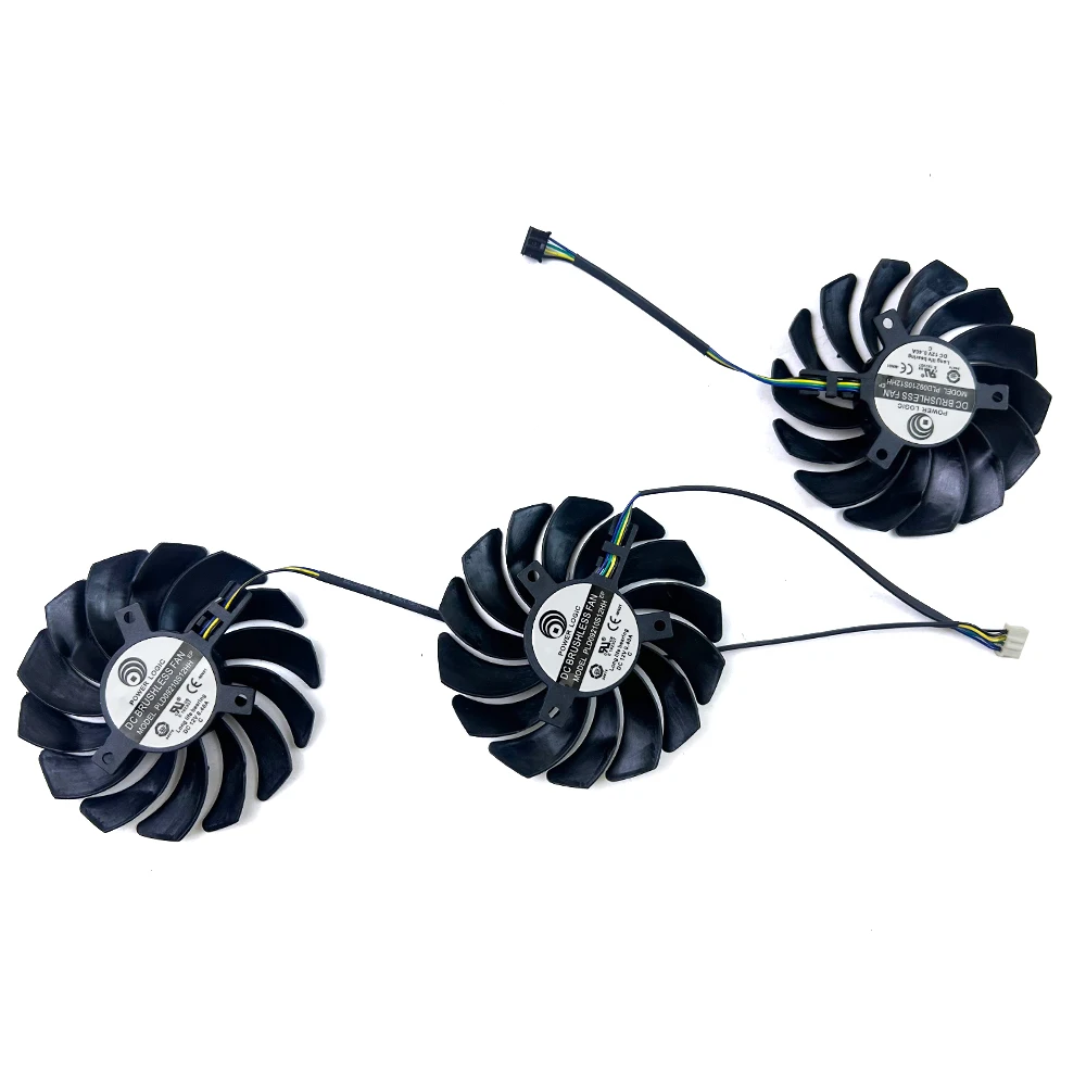3pcs Silent graphics card fan replacement For MSI GeForce RTX 3070 Ti VENTUS 3X 8G OC video card fans PLD09210S12HH 87MM
