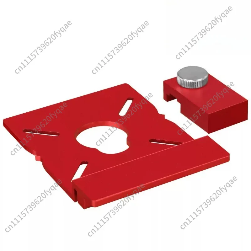 Linear Milling Groove Rail Adapter Bracket, Aluminum Alloy Support with Stop Limiter for Large Positioner Compatibility