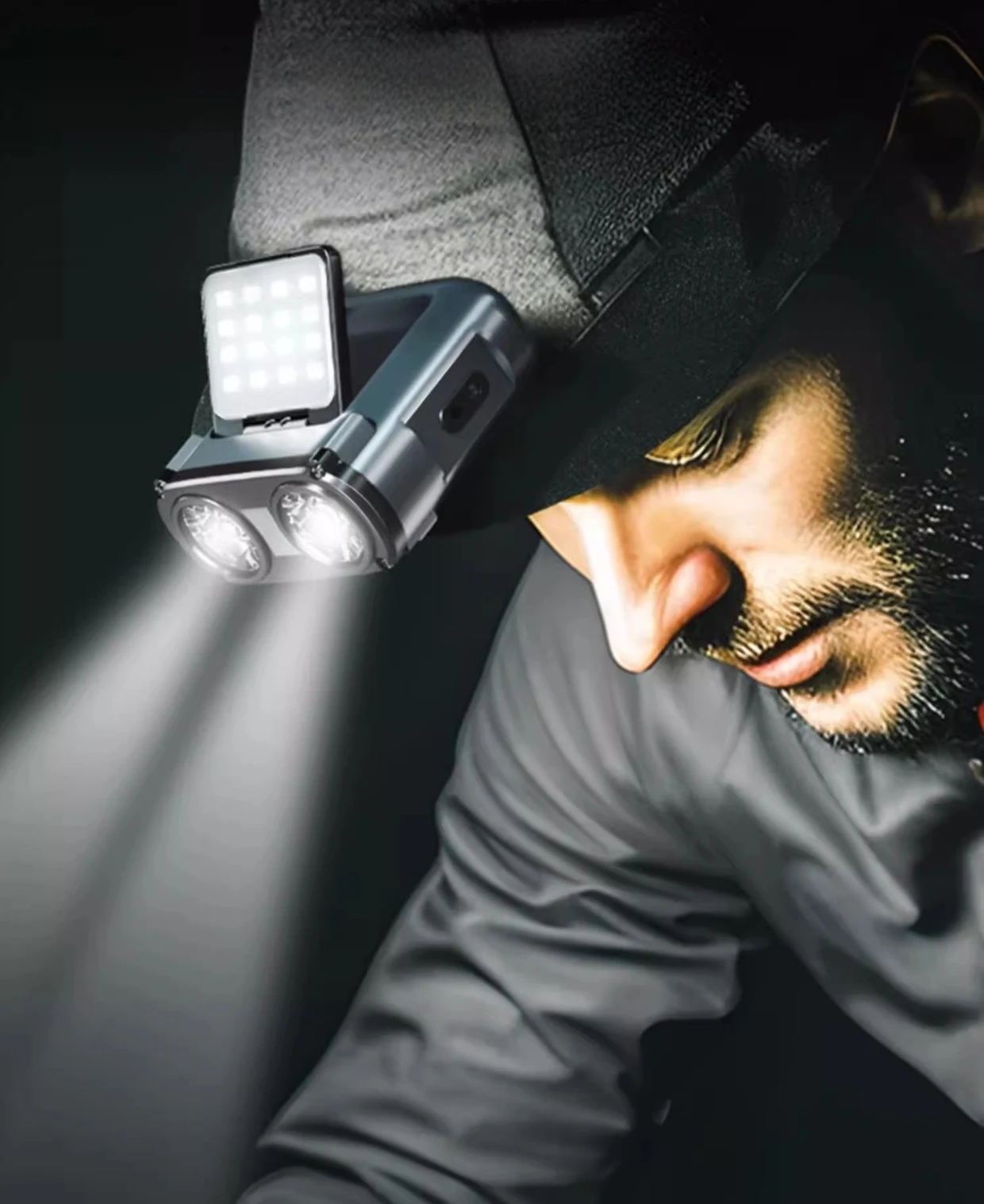 

Owl Pro Strong Light Headlight Induction Charging Outdoor Work Fishing Night Fishing Special Long-Life Hat Clip Light Lighting