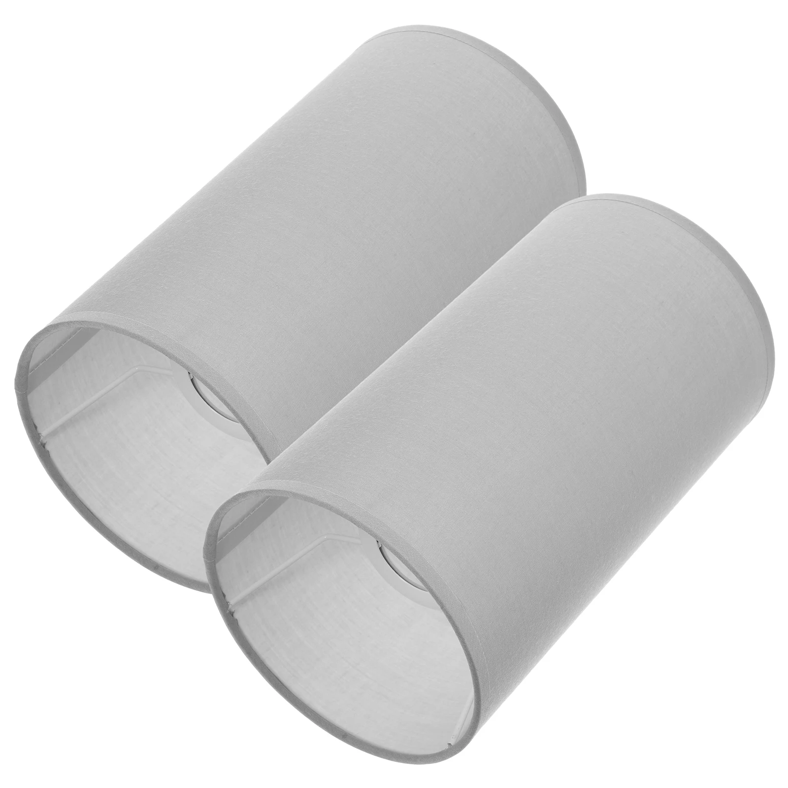2pcs Cloth Lamp Shade Replacement Simple Fabric Lampshade For Table Floor Desk Lamps Small Light Covers Home Office Bedroom Lamp