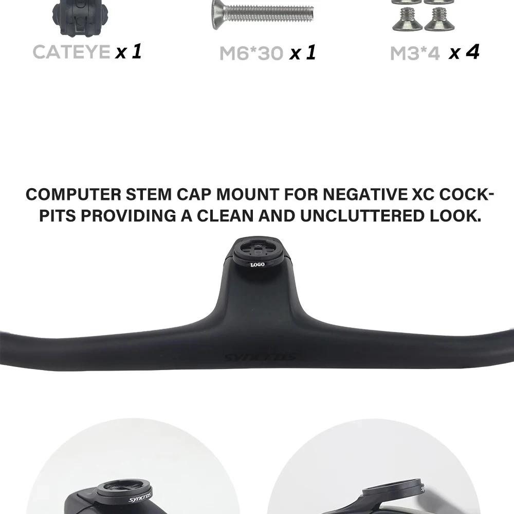 SYNCROS BIKE Cnc Aluminum Top Cap Computer Mount 0 Degree Fraser Ic Sl Wc/Dc/Xc Handlebars Xc Stem 1.5/2.0 Garmin/Wahoo/Bryton image 5
