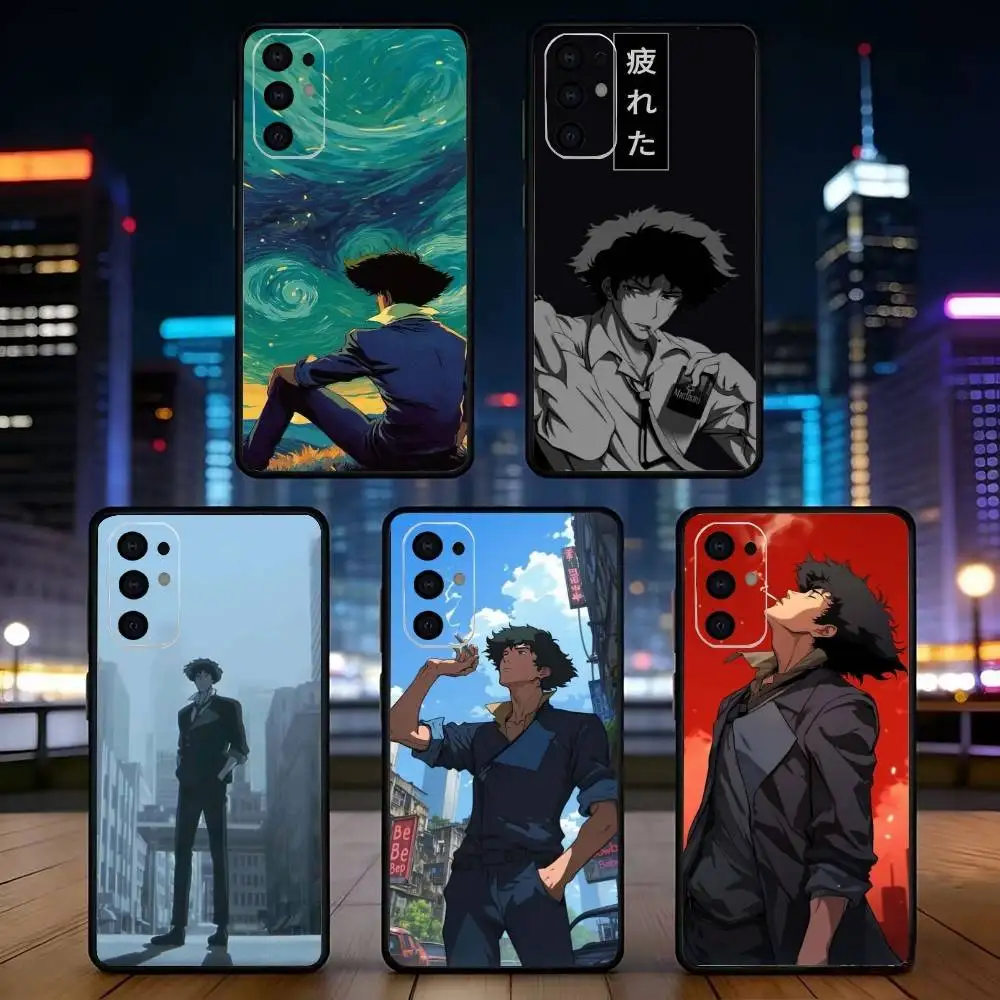 Cowboy Bebop Spike Spiegel Phone Case For Samsung S25,S24,S21,S22,S23,S30,Ultra,S20,Plus,Fe,Soft Silicone Black Cover
