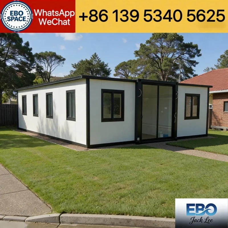 China Made Foldable House 20ft 30ft 40ft Capsule Cabin Tiny Home Expandable Container