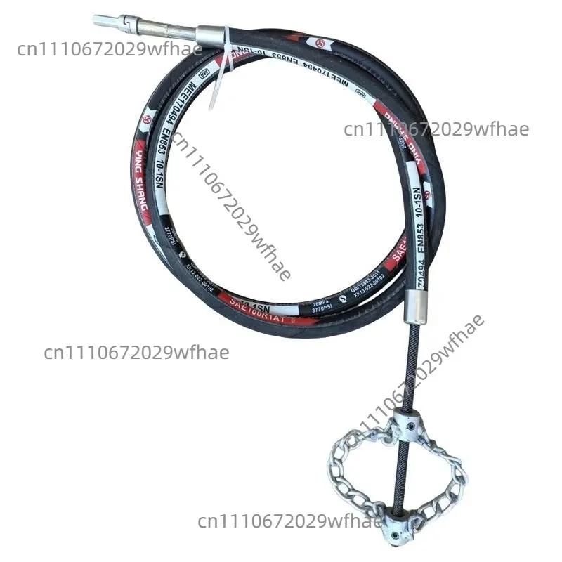 Upgraded electric drill dredging sewer tool can bend high-pressure pipe blocking artifact