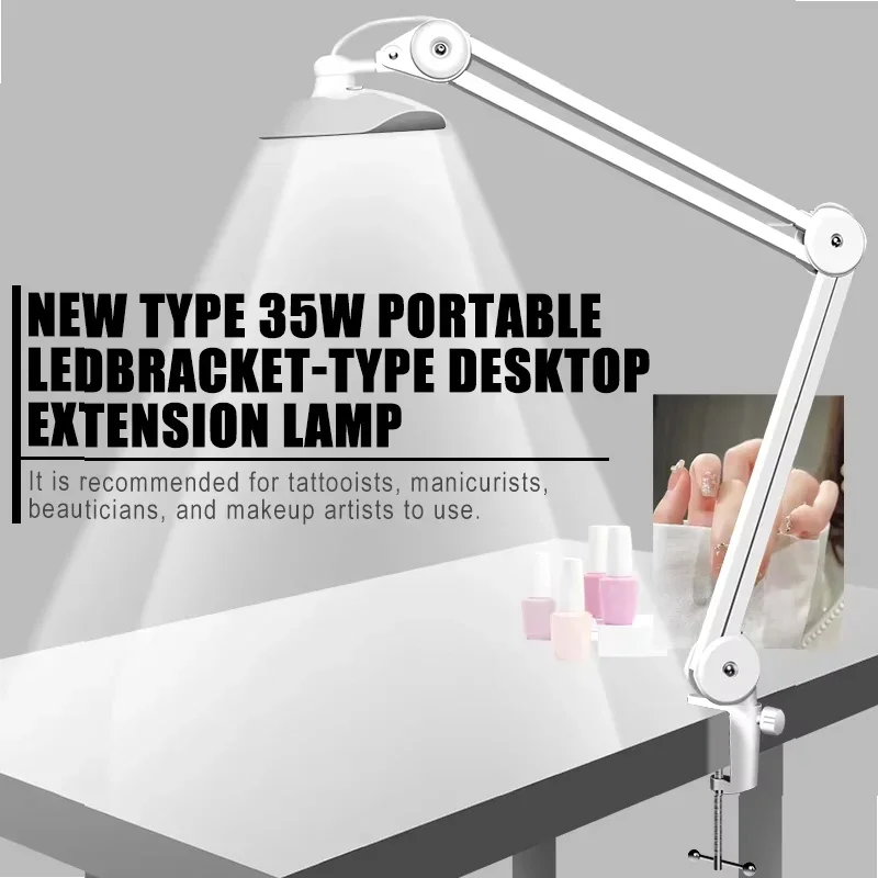 Professional 38W LED Nail Lamp, 6500K Salon Gel Polish Curing Light for Home & Salon