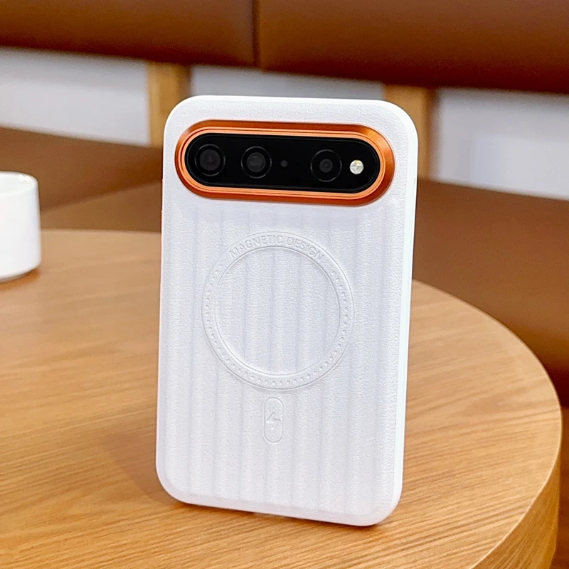 For Huawei Pura X View Case Hard PU Shockproof Magnetic MagSafe Protective Back Cover Case For Huawei Pura X View Phone Shell