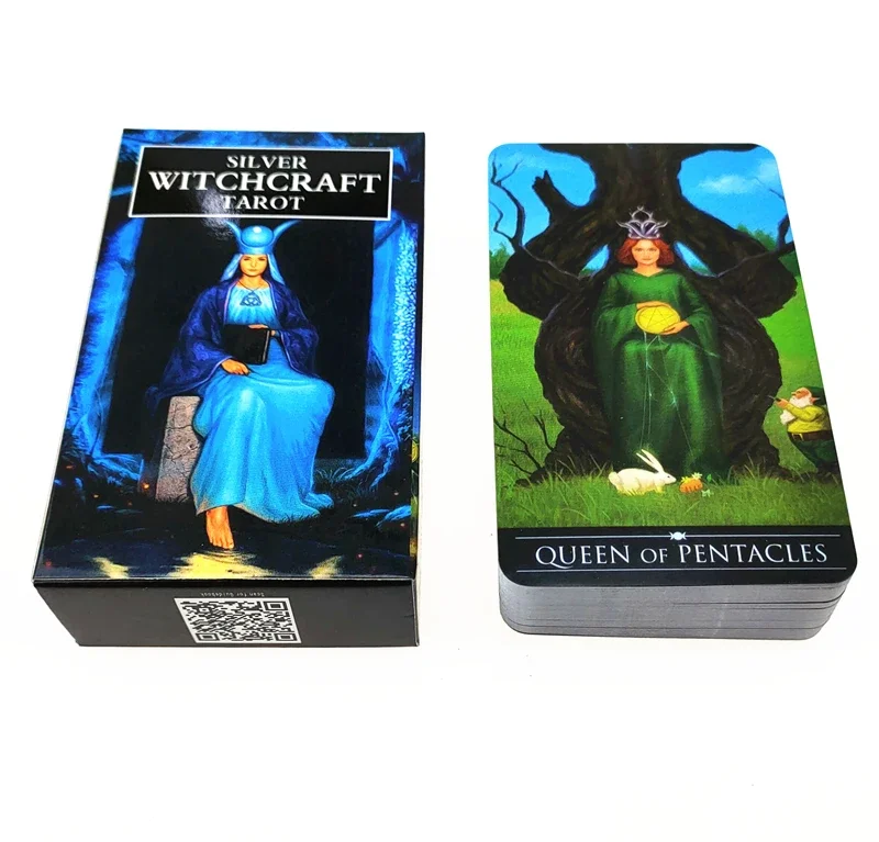 Silver Witchcraft Tarot Card English A 78 Tarot deck PDF Board Games Playing cards