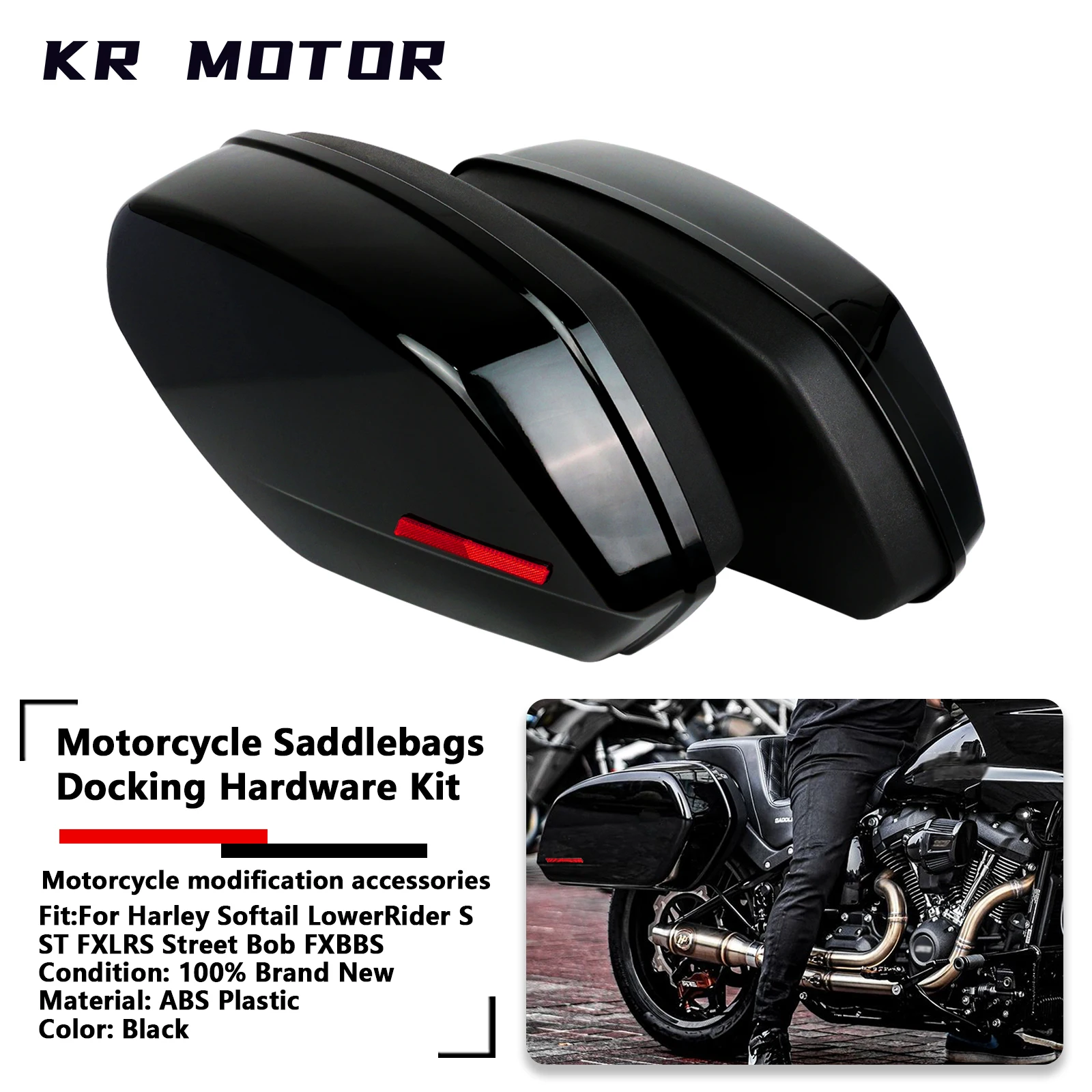 

Комплект креплений для боковых кофров (седельных сумок) для мотоциклов Harley Davidson Softail Lower Rider S ST FXLRS Street Bob FXBBS 2018-2026