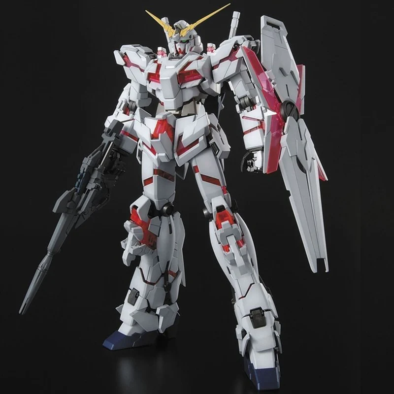 In Stock BANDAI MG 1/100 RX-0 Unicorn Gundam OVA Ver. Anime Action Figures Assembly Model Collection Toy