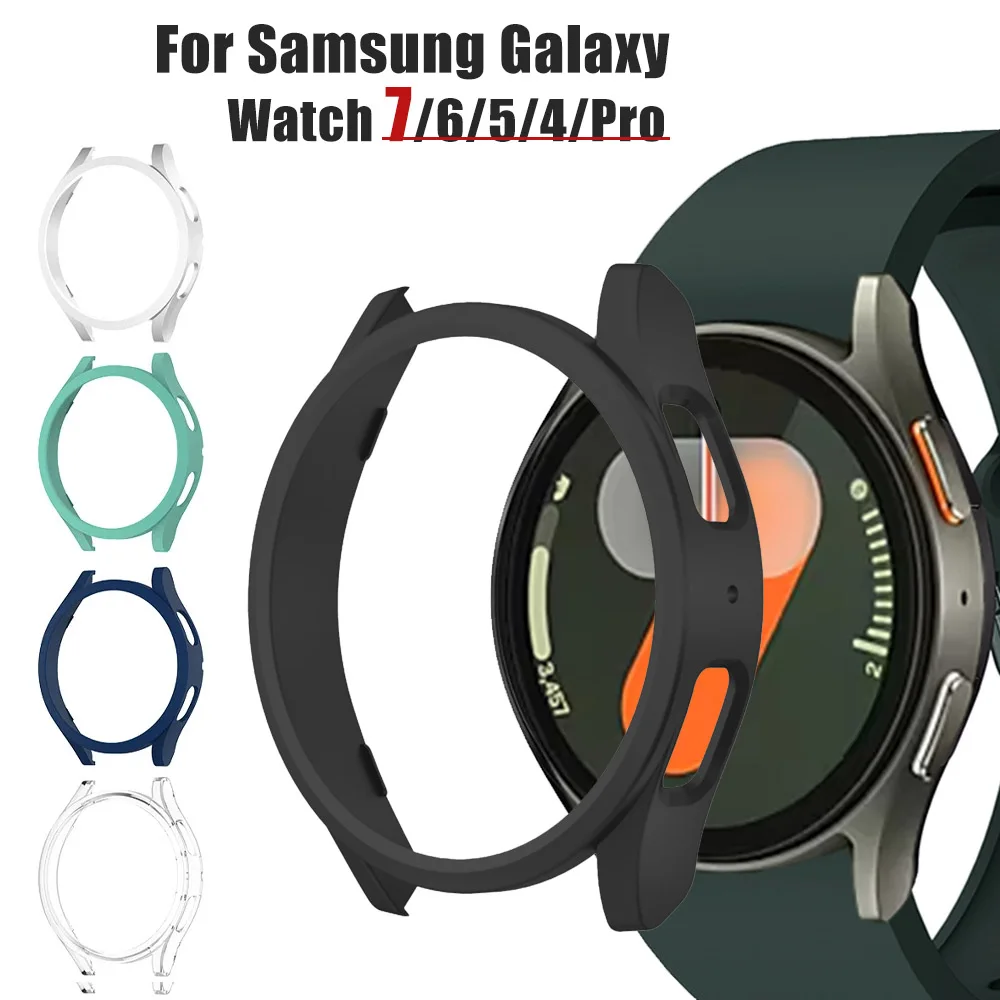 Case for Samsung Galaxy Watch 7 40mm 44mm Matte Cover Protective Hollow Bumper Shell for Galaxy Watch 7 Smartwatch Accessories