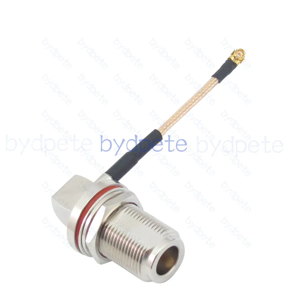 IPX UFL U.FL to N Female Bulkhead Waterproof 90Degree RG178 Coaxial Cable Pigtail RG-178 Koaxial Kable RF 50ohms Coaxial Cables