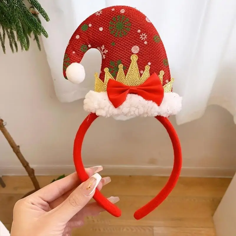 652F お祭りヘッドバンド ステージ パフォーマンス ヘアフープ クリスマス 女性 素敵な帽子 家庭やオフィスのパーティー用