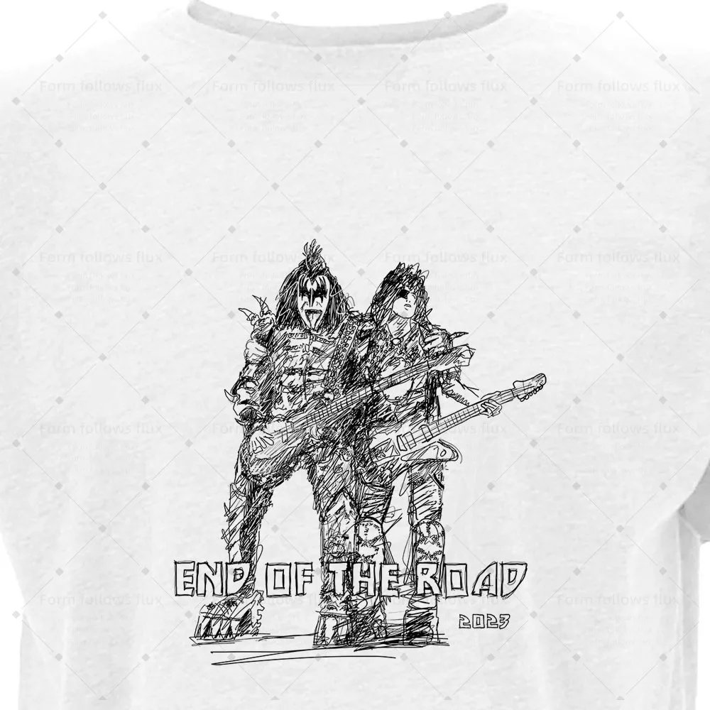 

2026 men T-Shirt Hoodie Kiss – End of the Road Dads Rock Hand Drawn Comic style Unisex S-6XL Plus Size Friendly