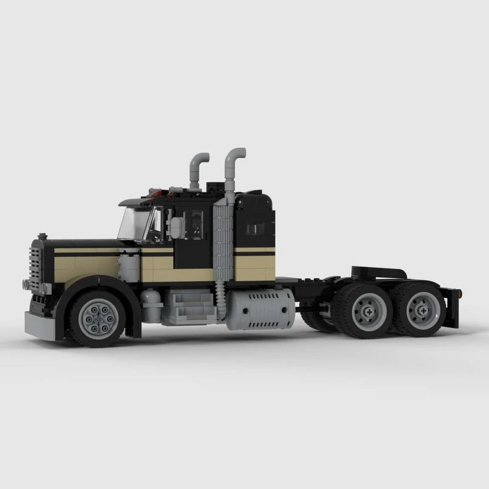 MOC-100709 Heavy Transport Vehicle Assembly Building Block Model Front MOC Children's Toy Gift Technology Building Blocks
