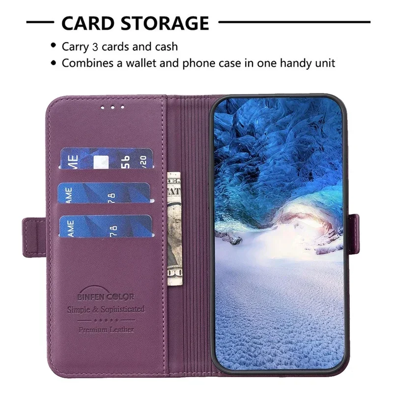 Business Leather Case Wallet Magnetic Buckle Flip Leather Case For VIVO Y78 Y51 Y51s Y51a Y36 Y35 Y33s Y27 Y22s Y21 Y21s Y15S