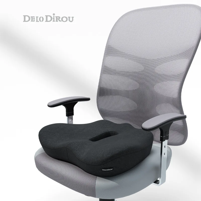 Compressible Memory Foam Hollow Seat Cushion for Office Chair for Pregnancy for Lumbar Support for Hip Enhancement for