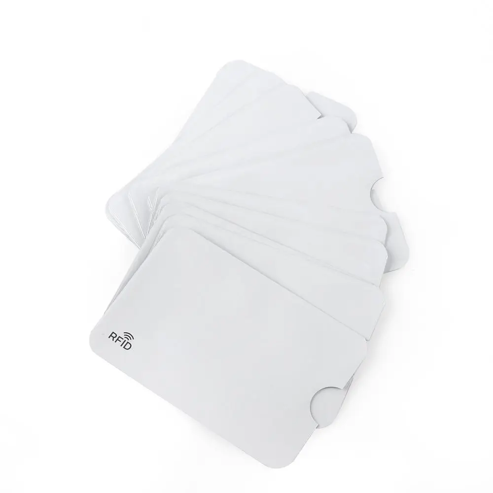 5PCS Anti Theft for RFID Credit Card Holder Protector Blocking Case Aluminium Bank Card cover