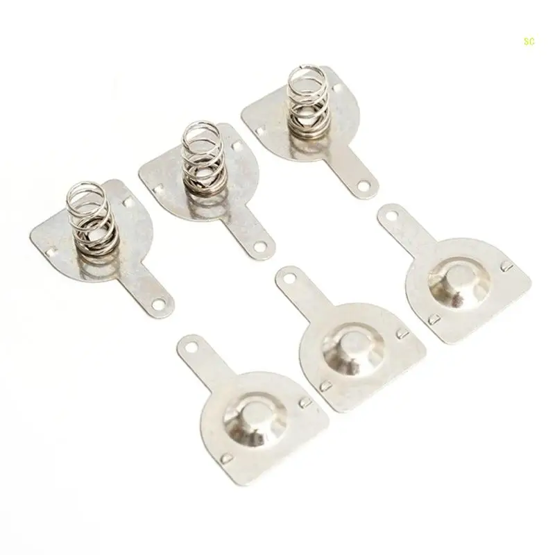 10 pares metralla batería para resorte batería 18650, contacto positivo y negativo, envío directo