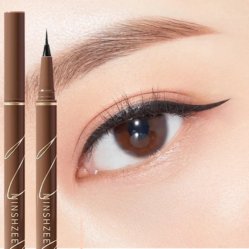 Waterproof Matte Eyeliner Pen Natural Smooth Ultra-fine Matte Lying Silkworm Liquid Eyeliner Long Lasting Eyes Makeup Cosmetics