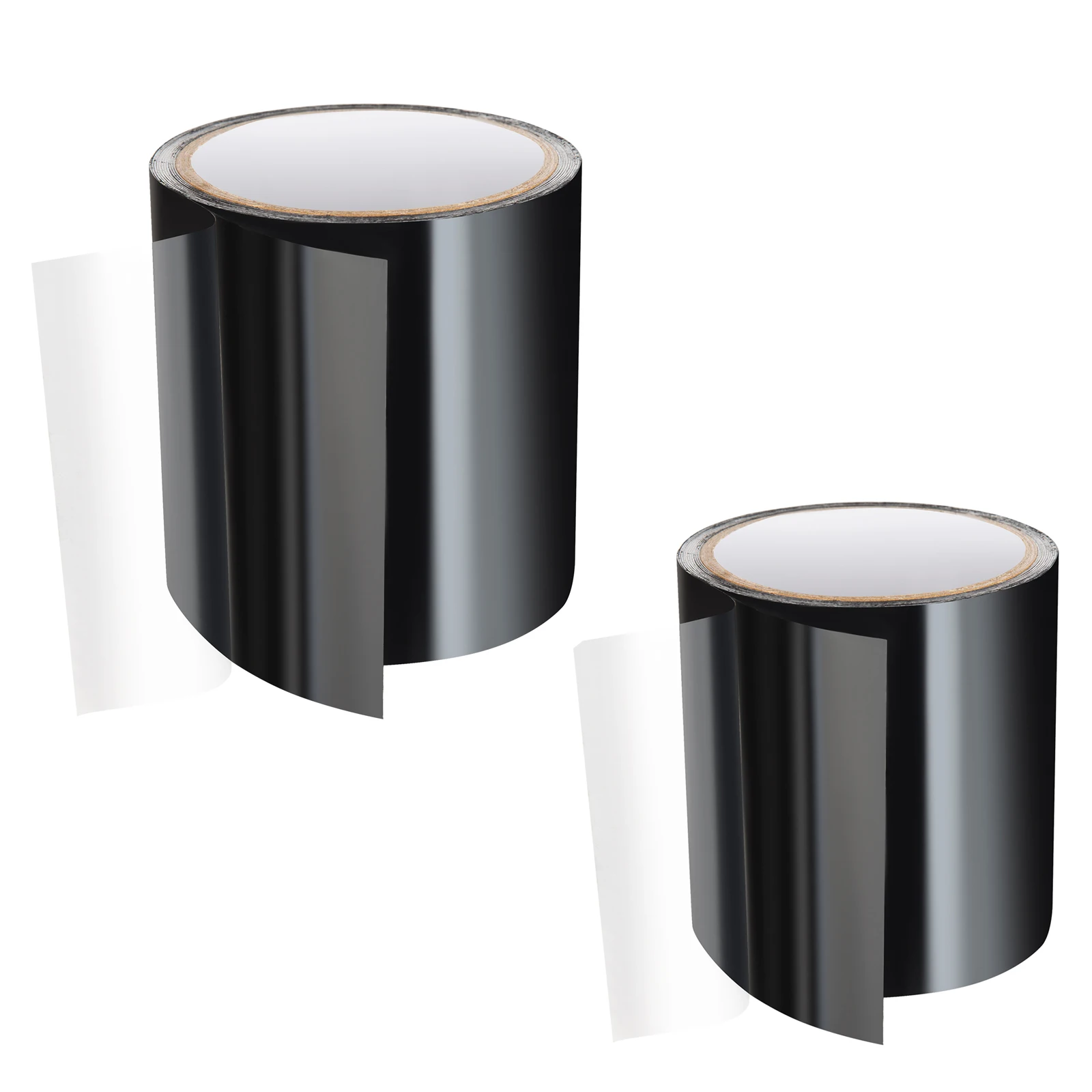 VEVOR 2 Packs Waterproof Patch and Seal Tape 4 inch x 10 ft for Leaks and Repairs Peel and Stick Easy for Roof Wall Black