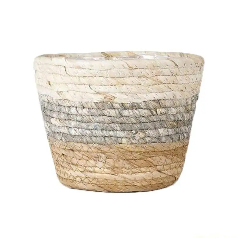 QX2E Plant Containers Flowerpot Potted Plants Flower Pots 4 Sizes for Indoor Outdoor