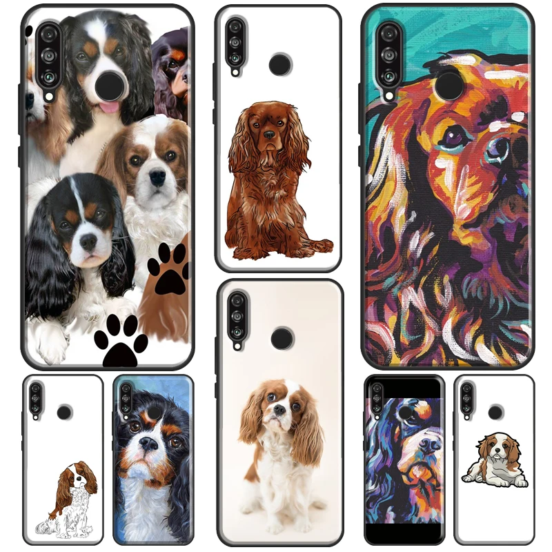 Cavalier King Charles Spaniel Phone Case For Huawei P20 Lite P30 P40 Pro Mate 10 20 Lite P Smart 2019 2021 Back Cover