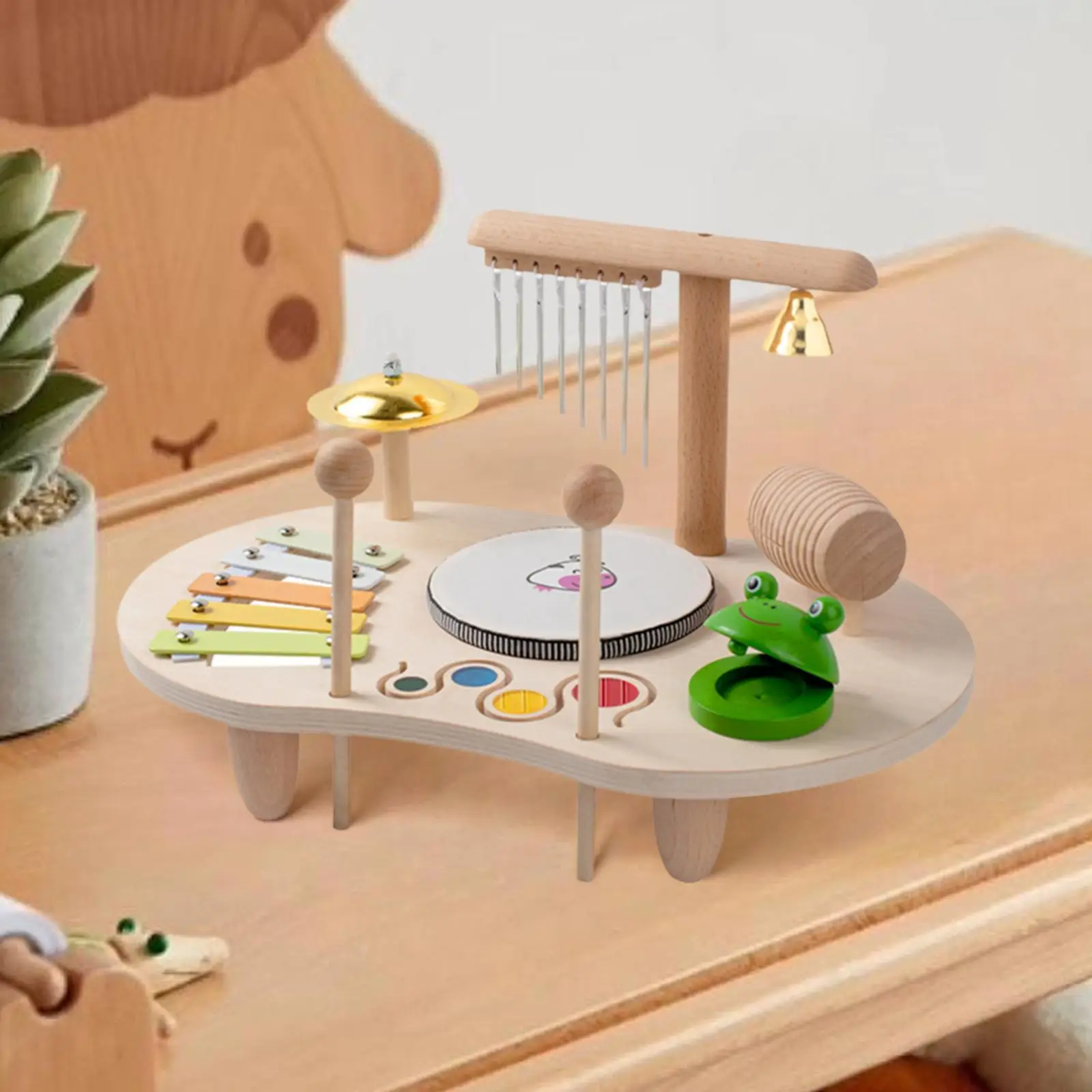 

Kids Drum Set Educational Musical Toy Multifunction Musical Instrument Toy