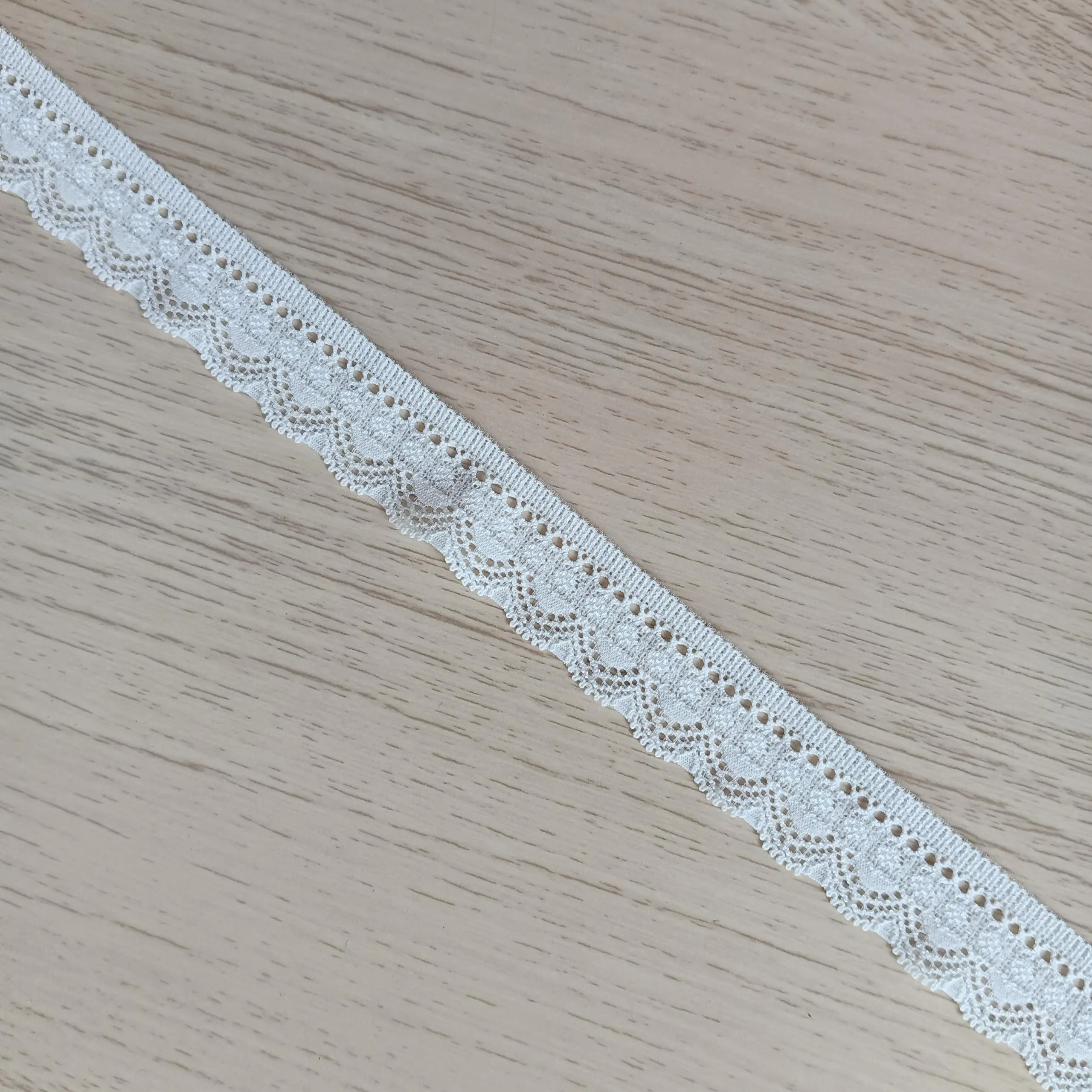 S1728 18-5 2cm white lace trim for underwear, Pressed Lace Clothes Sskirt Underwear Sewing Accessories