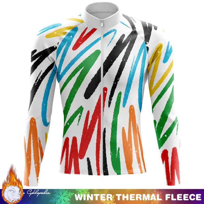 

Winter Thermal Fleece Cycling Jersey Cycle Men's Clothing Road Bike Jackets Mountain Bikes 2025 Triathlon Man Mens Clothes Mtb