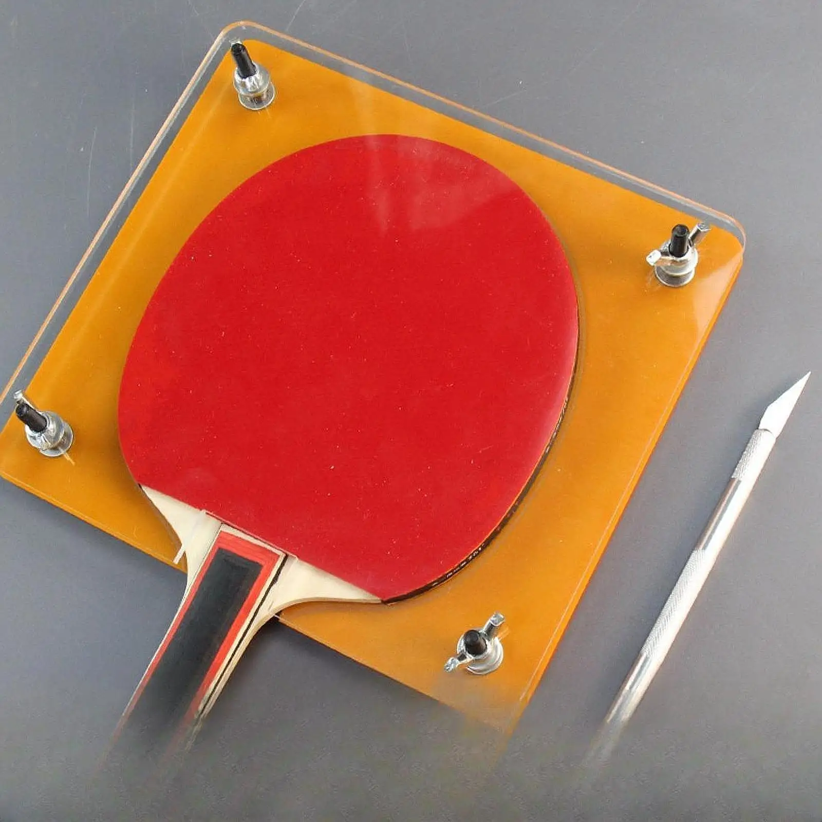 Table Tennis Paddle Press Durability, Practical, Portable, Racket, Press Clamp Professional Sturdy for Club Tournament Beginners