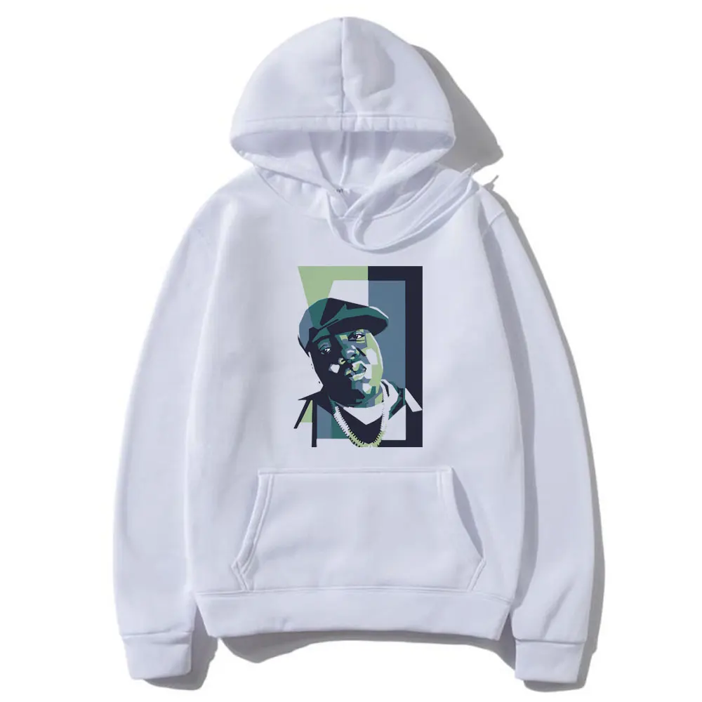 Rapper The Notorious Big Greatest Hits Graphic Hoodie Rap Biggie Smalls Print Tracksuit Men Women 90s Hip Hop Oversized Hoodies