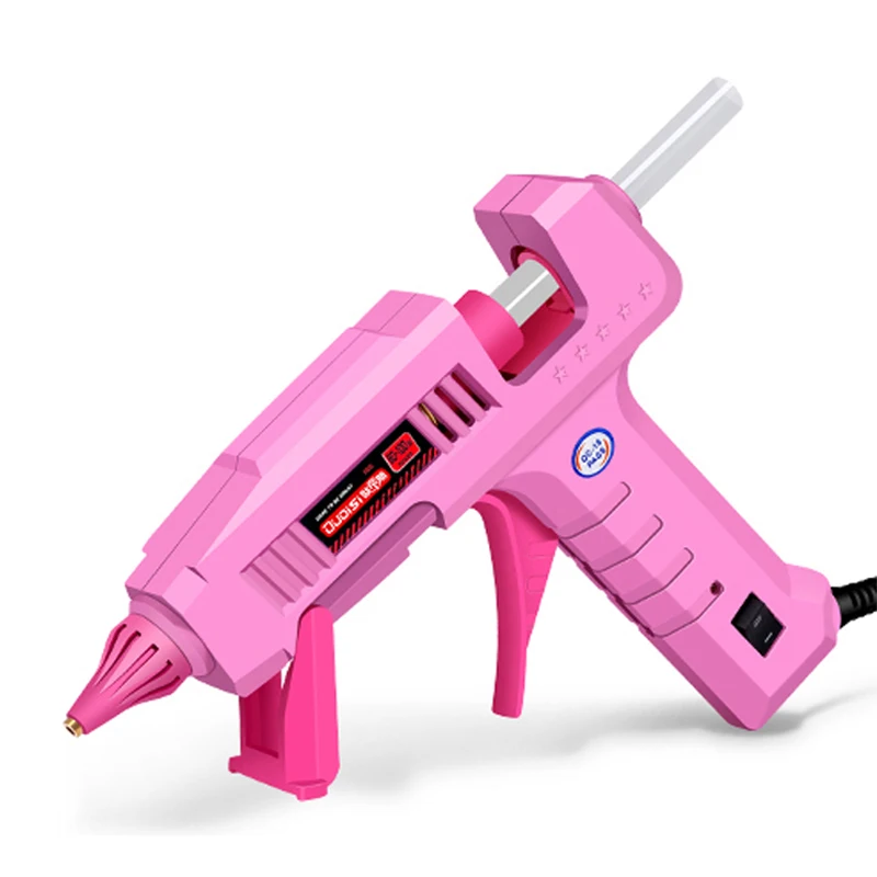 100W/80/60/40/20W Professional Hot Melt Glue Gun Copper Nozzle Use 7-11mm Glue Sticks Household DIY Tools