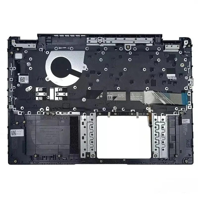 

New 15.6" Palmrest Cover Keyboard With Backlit For Dell Latitude 3510 E3510 Black