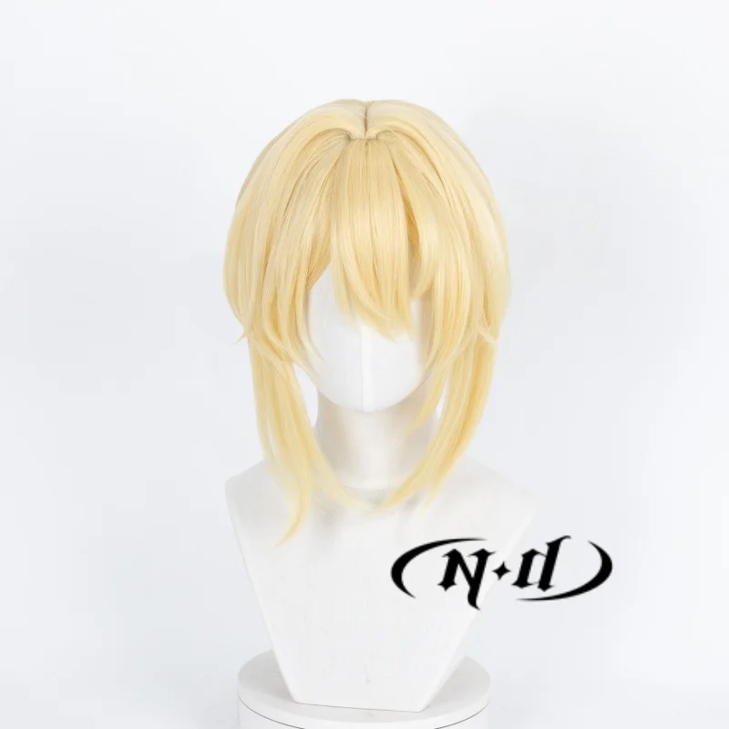 ND Violet Evergarden Cosplay Wigs Anime Cos Cosplay Hair Wigs for Comic Con Coser Costume Theme Party Heat Resistant Synthetic