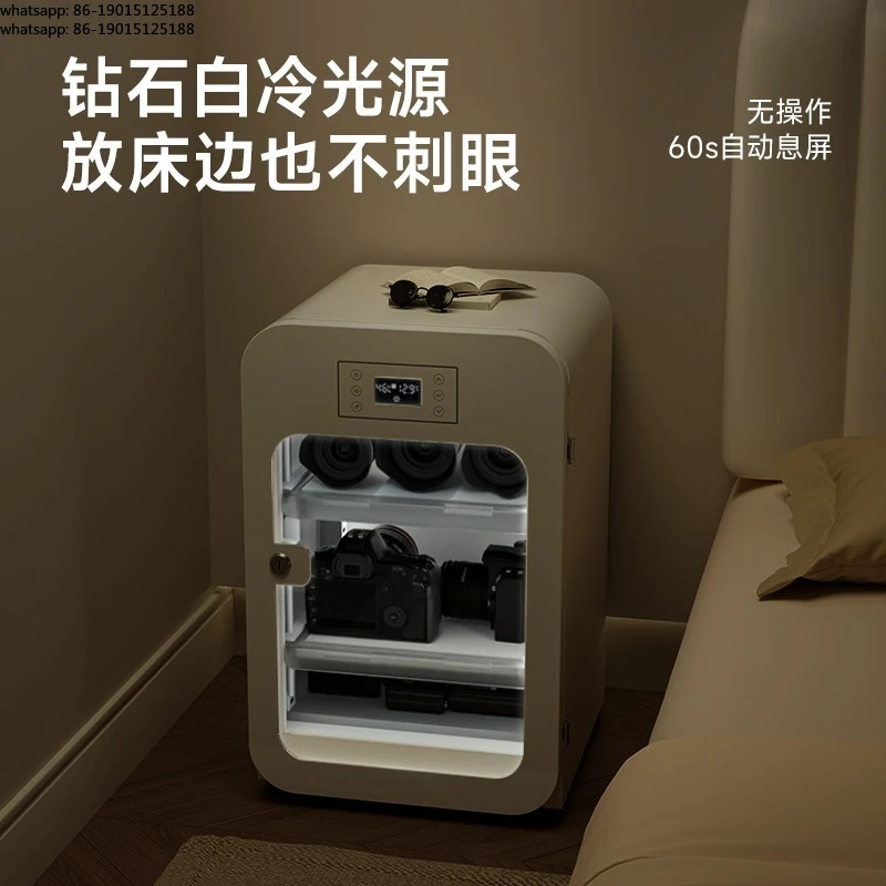 Professional Auto Dry Cabinet for Camera Lens Photography Equipment Control Storage Box with Digital Adjustable Humidity