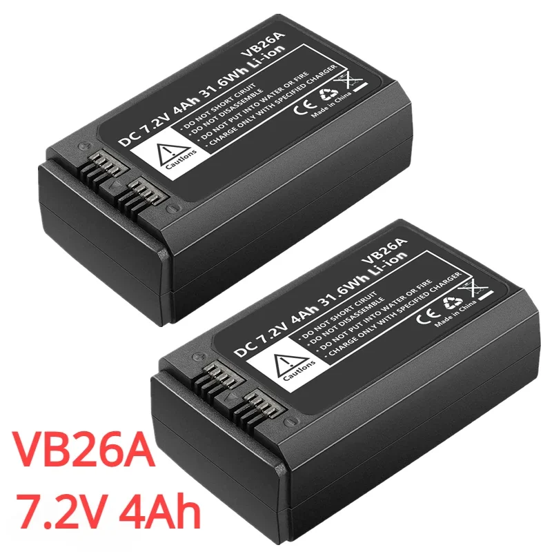 

VB26A 7.2V 4000mAh Li-Ion Rechargeable Battery for GodoxV1S V1C V1N V1F V1O V860III Photographic Lamp Round Head Flash Speedlite