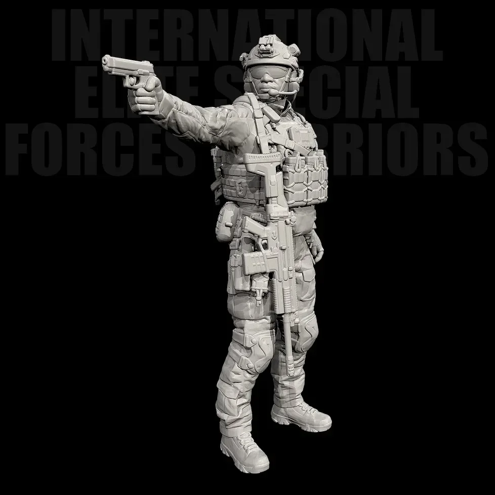 The height of man 25mm 28mm 50mm Resin soldier kits Need to self draw and assemble（3D Printing ）TDPM-45/3D