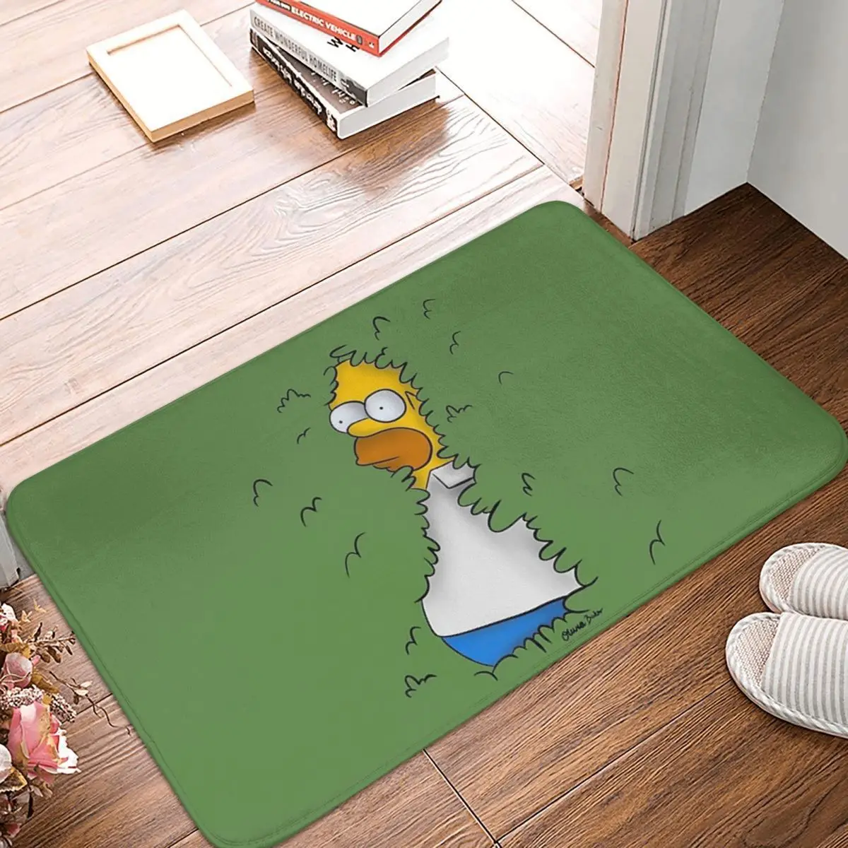 

Homer In The Bushes 60x40cm Carpet Polyester Floor Mats Holiday Practical Carpets