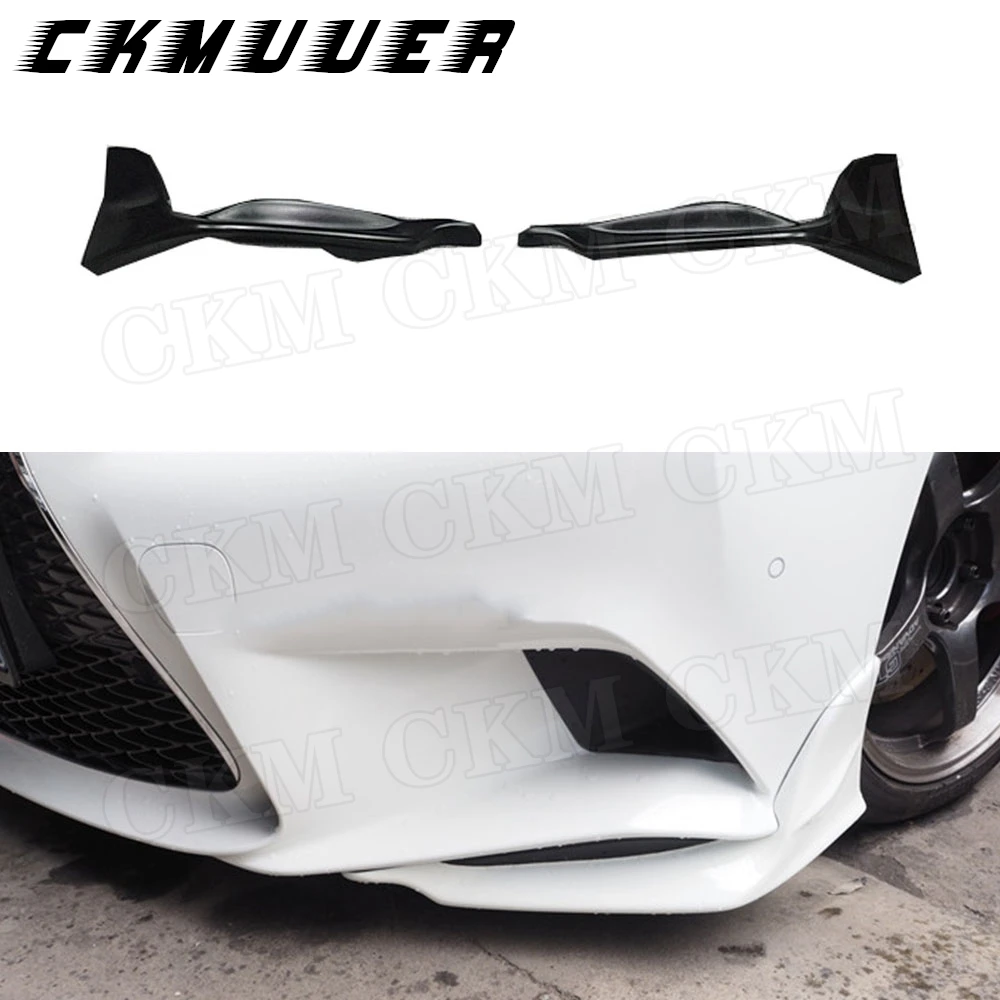 

Разветвители переднего бампера из углеродного волокна, комплекты кузова автомобиля для Lexus IS250 300 IS F Sport Sedan, 4-дверный T Style 2014-2016