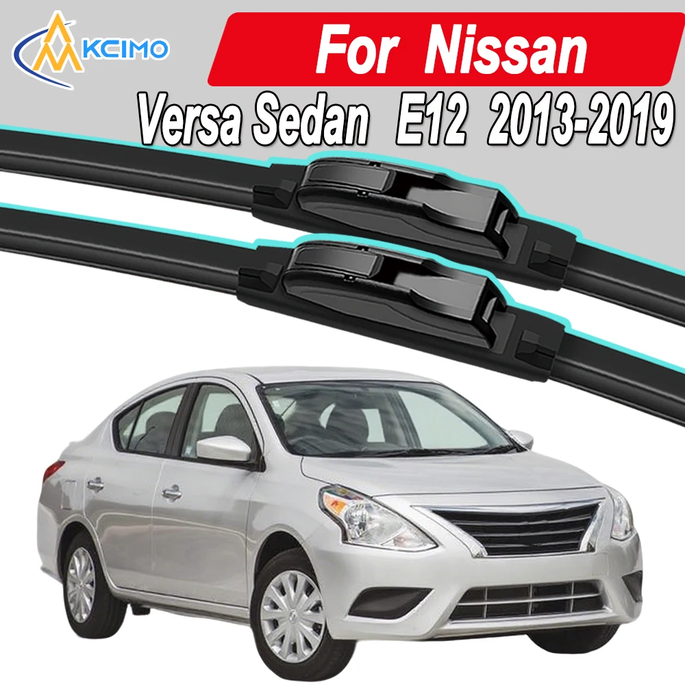 

Silicone Car Wiper Blades for Nissan Versa Hatch E12 2013-2019 - All Weather Silent Wiper Blades, Quick Release Clip