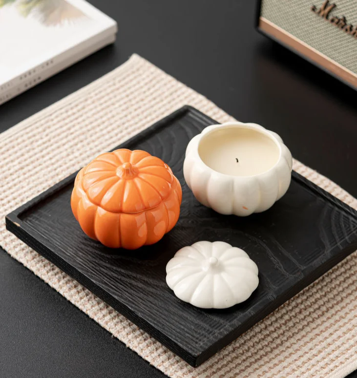 

Y0JL3DD6UG Свечи на тему Хэллоуина, праздничная атмосфера, свечи для ароматерапии, творческие идеи