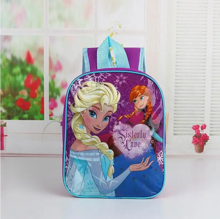 Disney Kids Cartoon Avengers Spider-Man frozen Backpack Schoolbag Girls Princess Sofia Backpack Primary Schoolbag